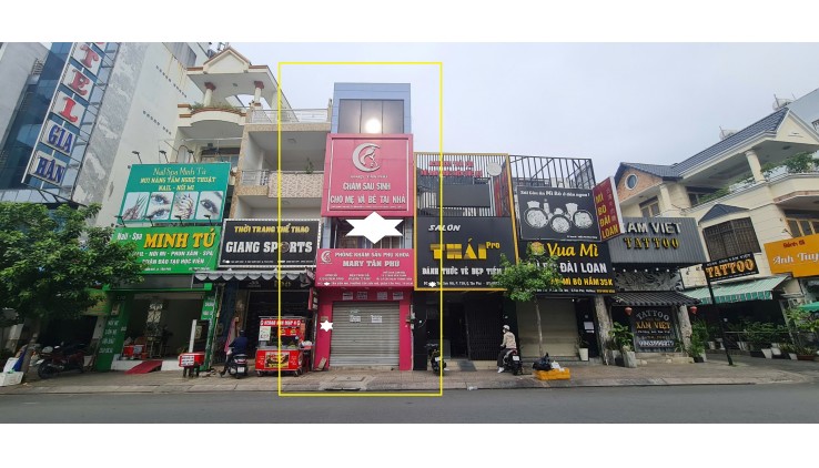 SỐC-Cho thuê nhà Mặt Tiền Tân Sơn Nhì 56m2, 3Lầu - 22Triệu